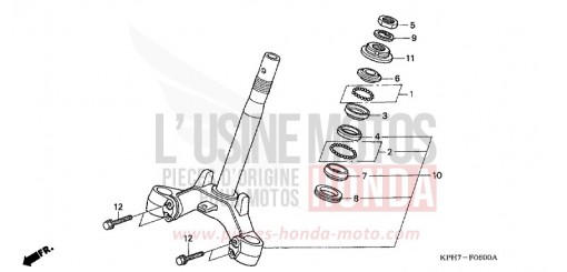 STEERING STEM ANF125T5 de 2005